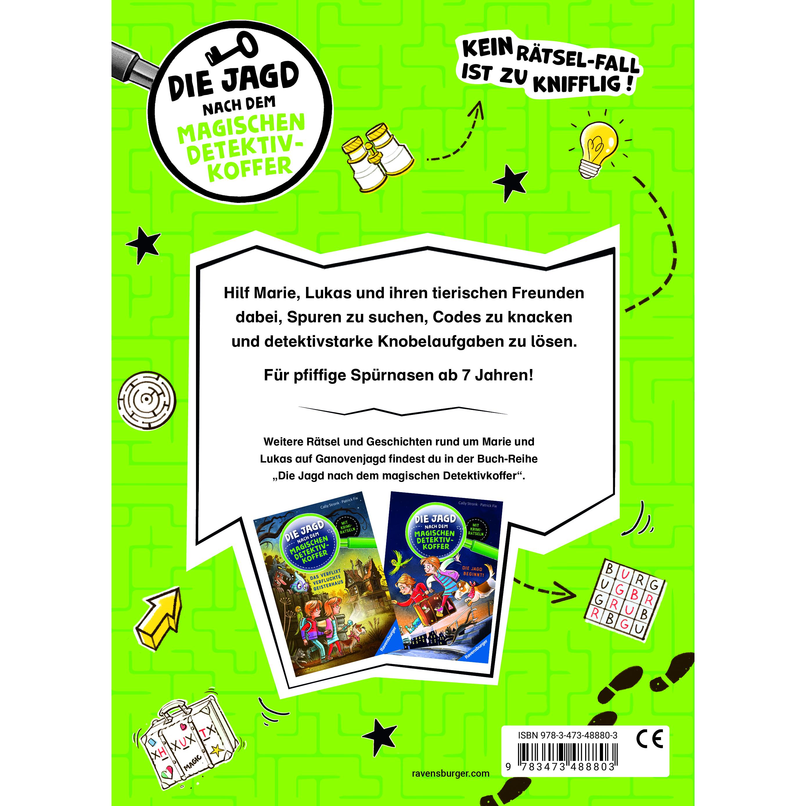 Thumbnail - Die Jagd nach dem magischen Detektivkoffer: Das Rätselbuch für Spürnasen, Kinderbücher von Cally Stronk, Melinda Ronto, ...