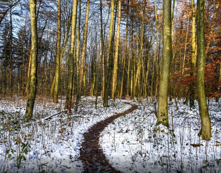 Produktbild Wandern 2025 Grossformat-Kalender 58 x 4