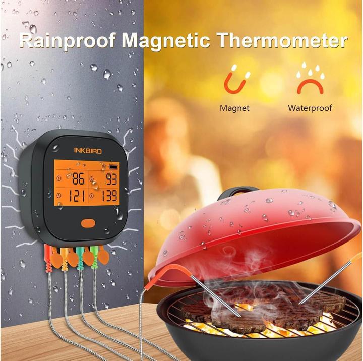 Produktbild Inkbird Grillthermometer IBBQ-4T (inkl. 4 Fühler)