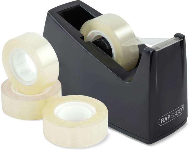 Rapesco 300 plakbanddispensers en 4 plakbandrollen