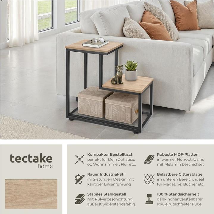 Image du produit tectake Table d’appoint Halifax