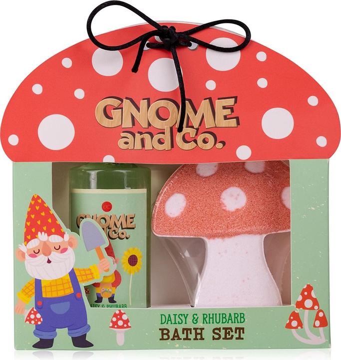 Image du produit Accentra Set de bain GNOME & CO. en coffret cadeau, comprenant 100ml de gel douche, 100g de nettoyant pour (Set soin capillaire)