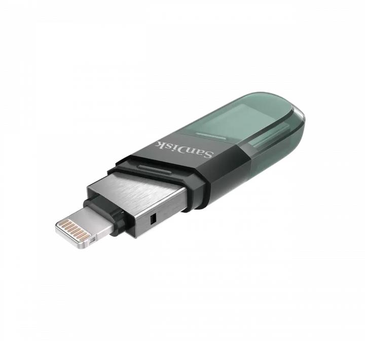 Immagine prodotto SANDISK USB-A 3.0 / Lightning FlashDrive iXpand Flip, 128Gb (128 GB, Micro USB-A, Mini USB-A, Thunderbolt, USB-A)