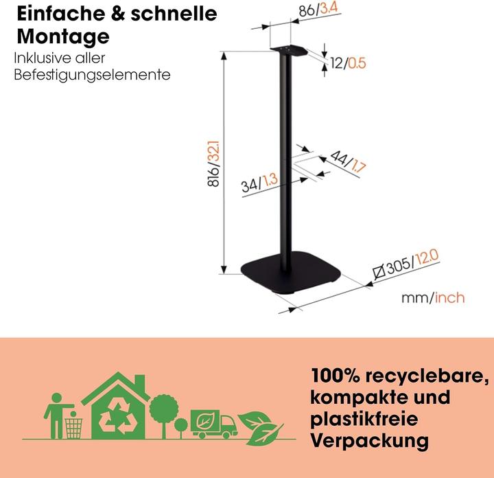 Actual product image Vogels SFS 4133 for Sonos Era 300 (1 pcs., Stand, Not movable)