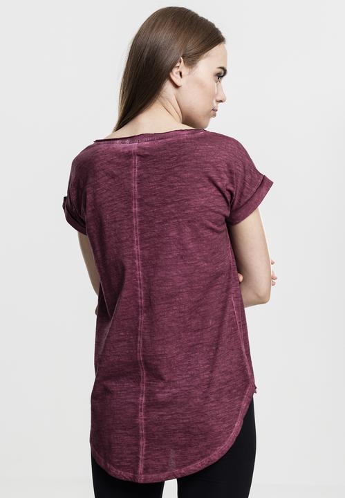 Immagine prodotto Urban Classics Tee lungo da donna a forma di schienale con tintura spray (S)