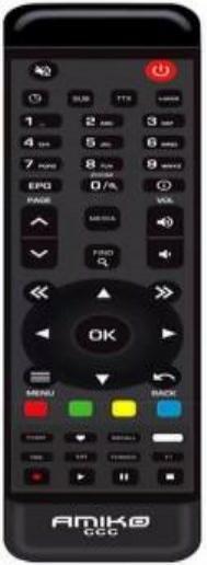 Actual product image Amiko Impulse 3 T2/C H.265 (0.01 GB, DVB-T2, DVB-C)