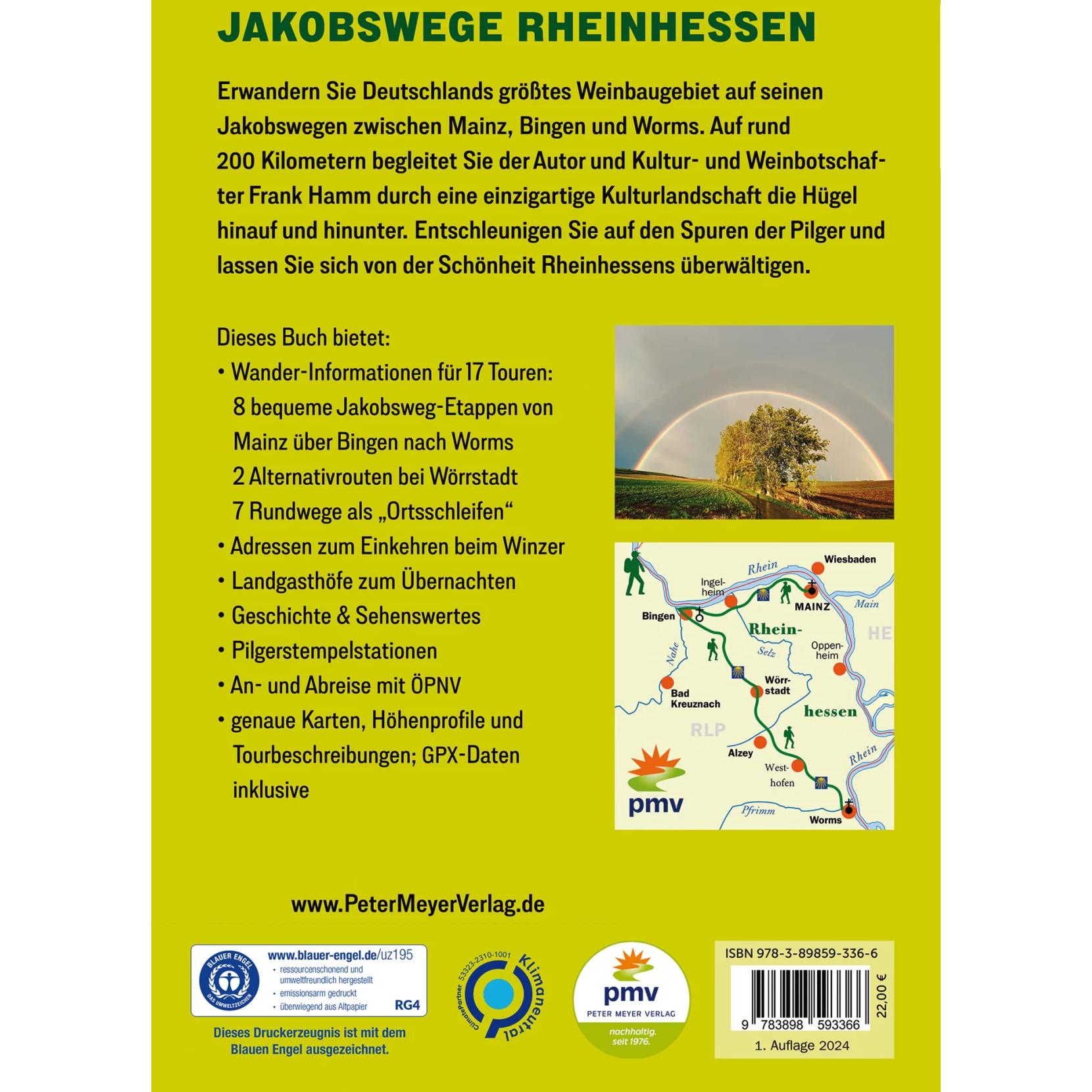 Thumbnail - Jakobswege Rheinhessen, m. 1 Beilage, m. 2 Beilage, Ratgeber von Frank Hamm