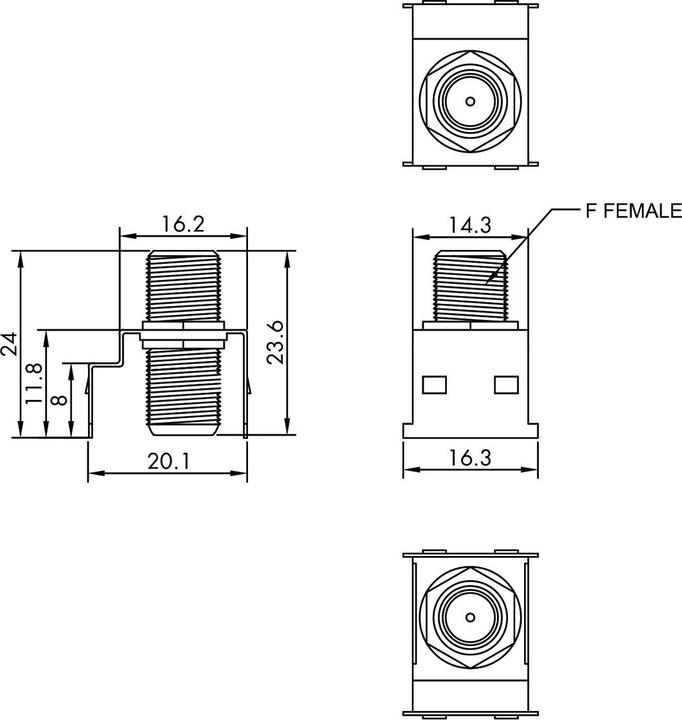 Produktbild Roline MultiMedia Anschluss-Systeme (Antennenkabel)
