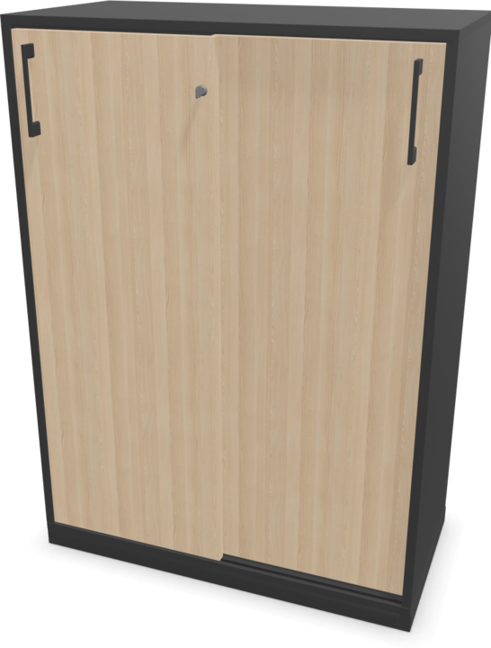 Décor de frêne beige sable avec structure, Gris foncé