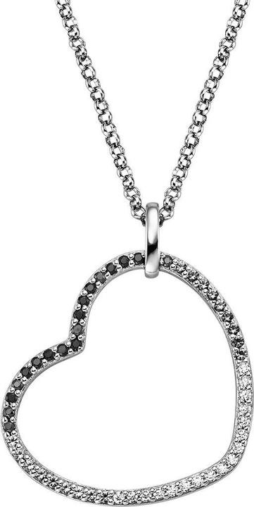 Produktbild Engelsrufer Herz Shade Halskette (925 Silber, Silber 925 rhodiniert, 42 cm)