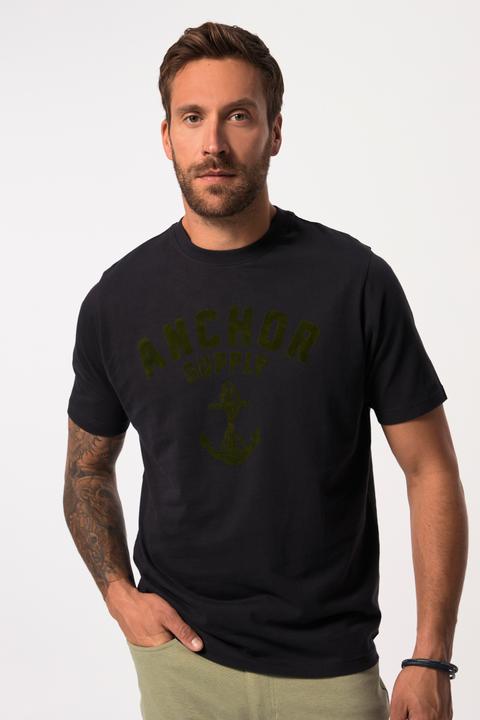 Actual product image JP1880 T-shirt, short sleeve, round neck, chest print, up to 8 XL (XXL)
