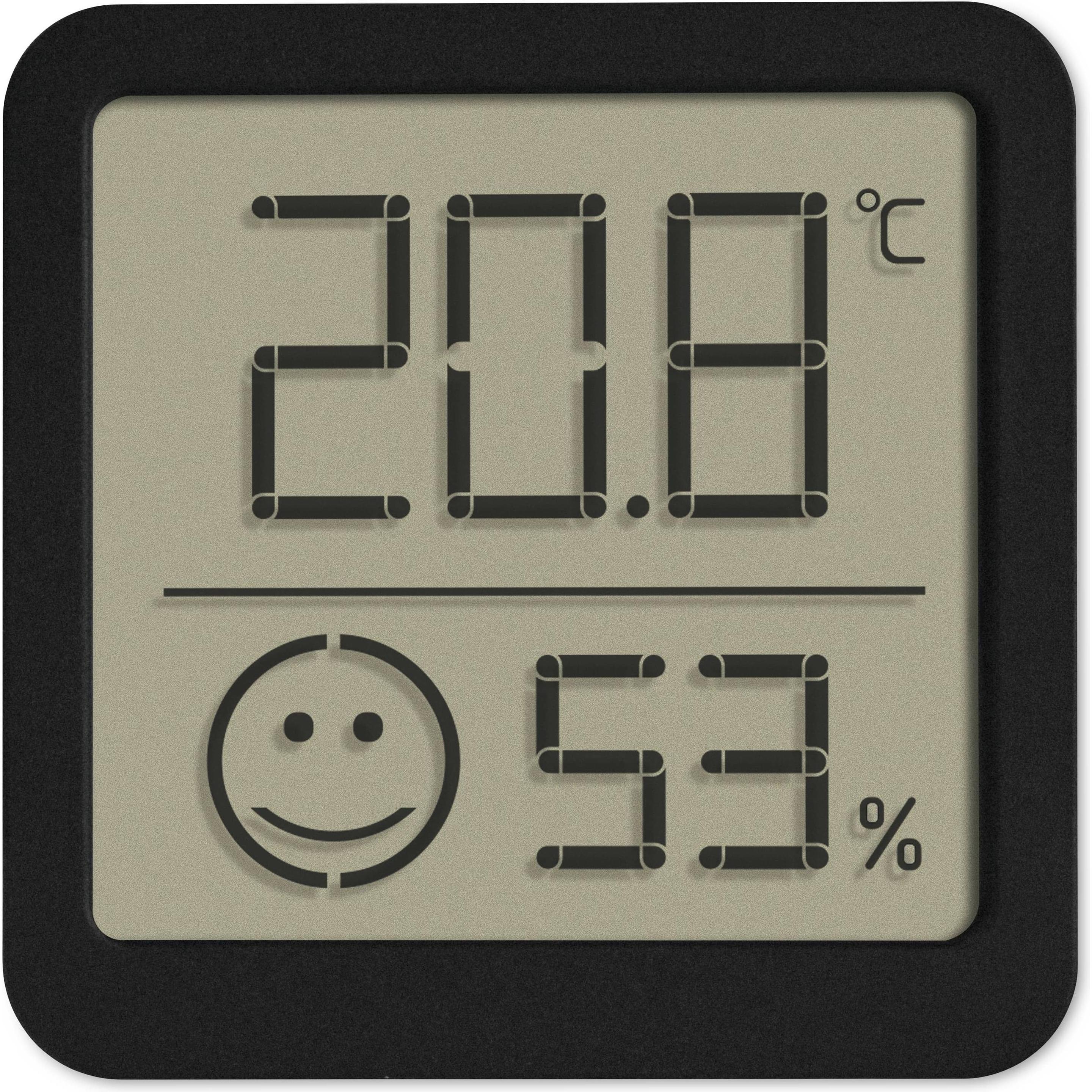 Thumbnail - TFA Digitales Thermo-Hygrometer 30.5053.01.02, 4 Stück, schwarz, Thermometer + Hygrometer, Schwarz