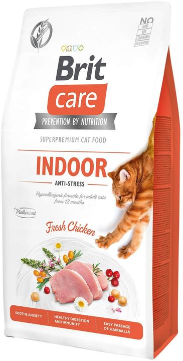 Actual product image Brit Care Cat GF Indoor Anti-stress dry food for cats 7kg (Adult, 1 pcs., 7000 g)