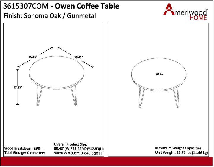 Actual product image Ameriwood Home Owen