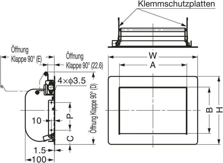 Productafbeelding Sugatsune Multifunctionele klep met demper
