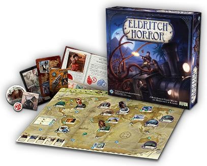 Actual product image Enigma Fantasy Flight Games Eldritch Horror Board Game Role Playing Games (English)