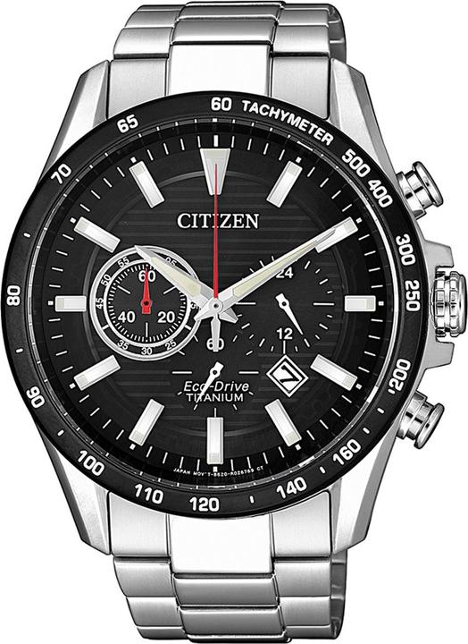 Citizen CA4444-82E Horloge - Titanium - Zilverkleurig - 42 mm (Chronograph, 43 mm)
