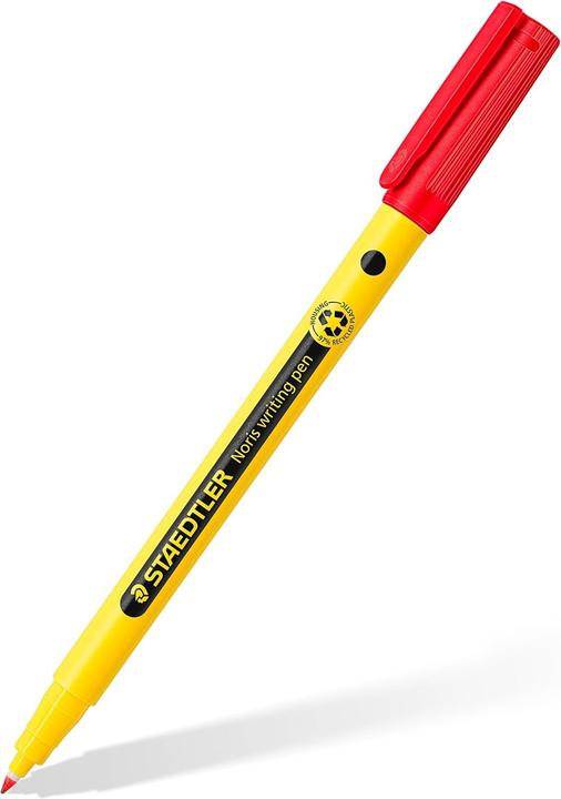 Produktbild Staedtler Noris 307-2 Fineliner Rot 0.6 mm 1 St. (Rot, Gelb, 1 x)
