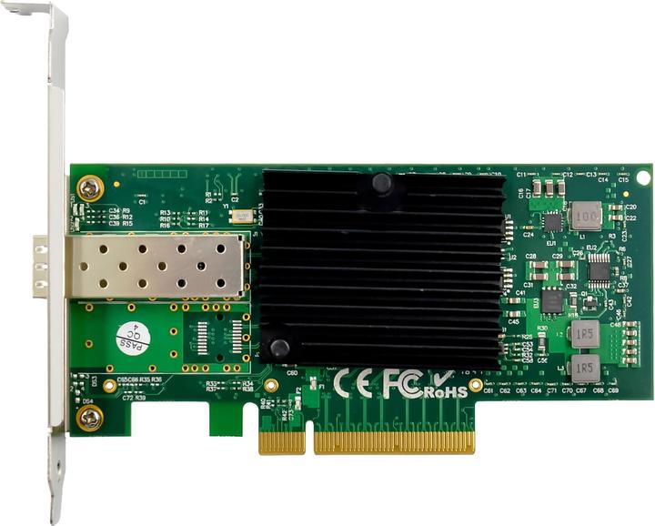 Immagine prodotto InLine Scheda di rete 10 Gigabit, 1x SFP+, PCIe x8, incl. staffa per slot a basso profilo (PCI-E x8)