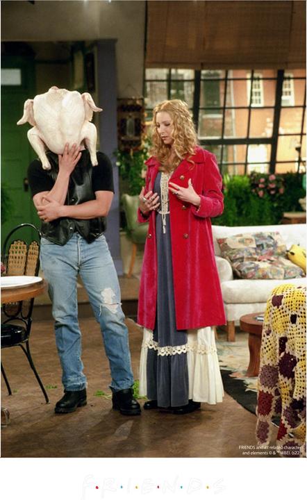 Immagine prodotto Friends Turkey Head Felpa Joey Adulto Unisex (4XL)