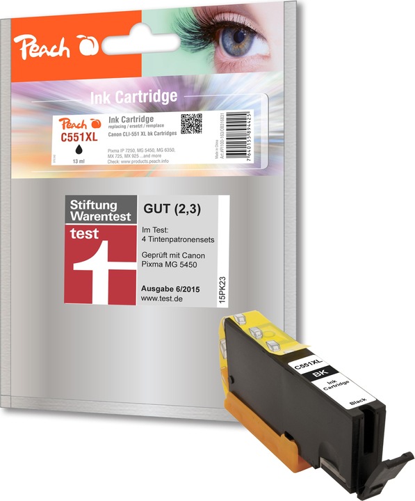 Immagine prodotto Peach Cli-551bk XL (PBK)
