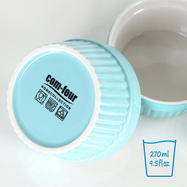 Produktbild Com-four 6er-Set Soufflé-Förmchen (9 cm)