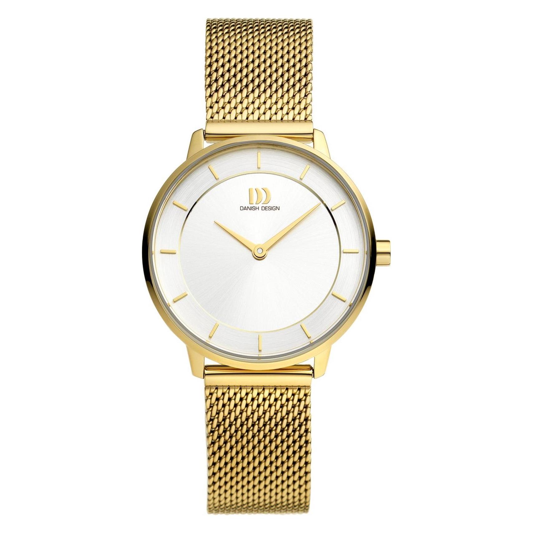 Danish Design, Horloge, Dänisches Design Lana Gold Mesh IV05Q1294, Goud, (Analoog Horloge, 30 mm)