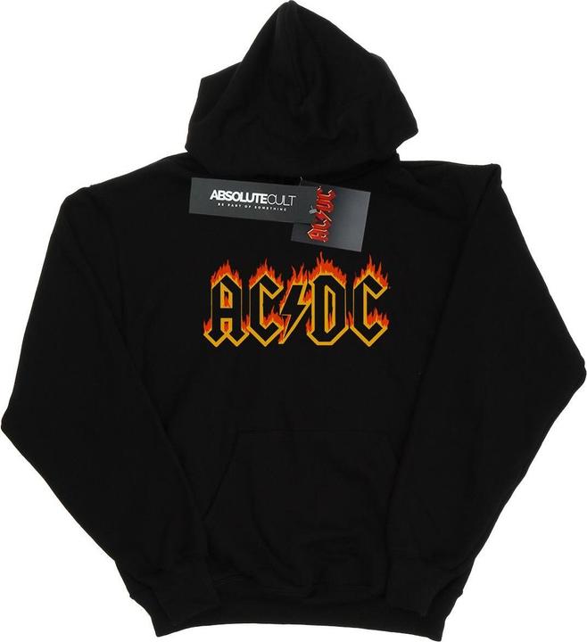 Actual product image AC/DC Girls Flames Logo Hoodie (152, 158)