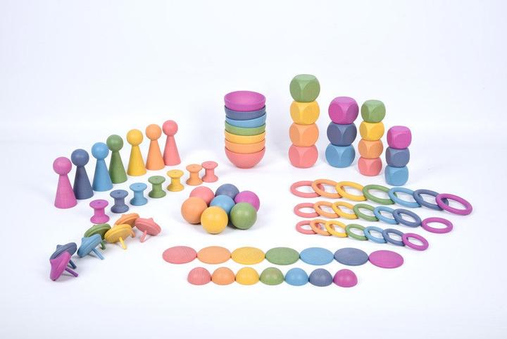Actual product image TickiT Rainbow mega set (84 pieces)