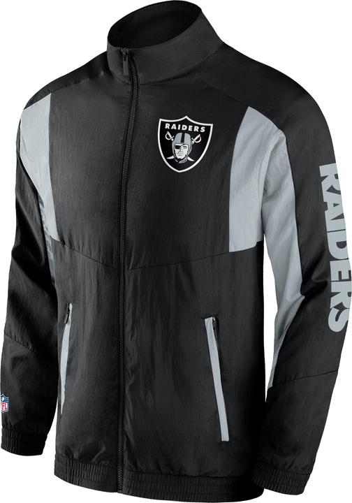 Fanatics Las Vegas Raiders Foundation Crinkle Track Jacket - M (M)