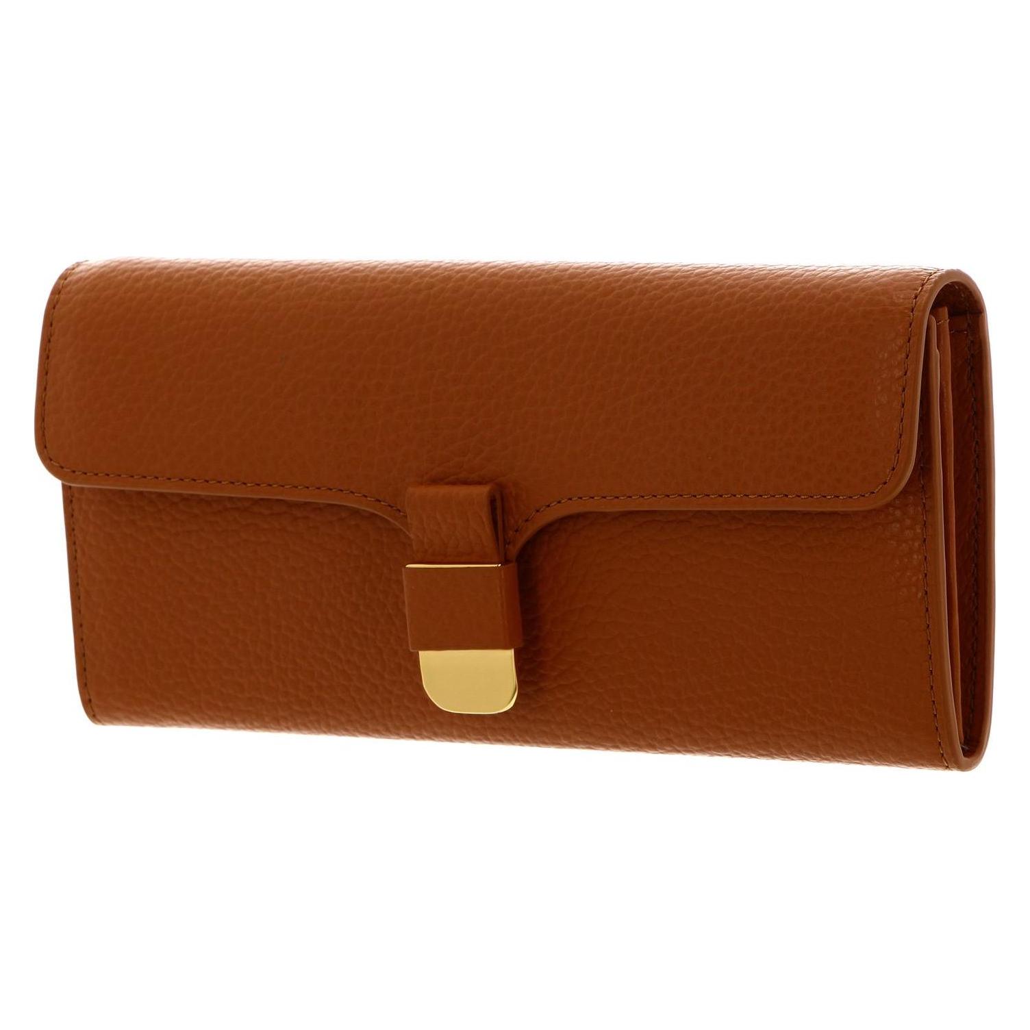 Coccinelle, Damen, Portemonnaie, Neofirenze Soft Wallet Grained Leather, Orange