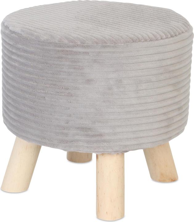 Image du produit Relaxdays Tabouret en corduroy