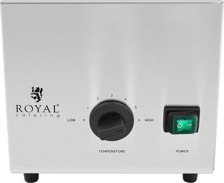 Actual product image Royal Catering Saucenspender Edelstahl Sossen Spender NachoKäse Spender Schokoladenspender 4,5 l