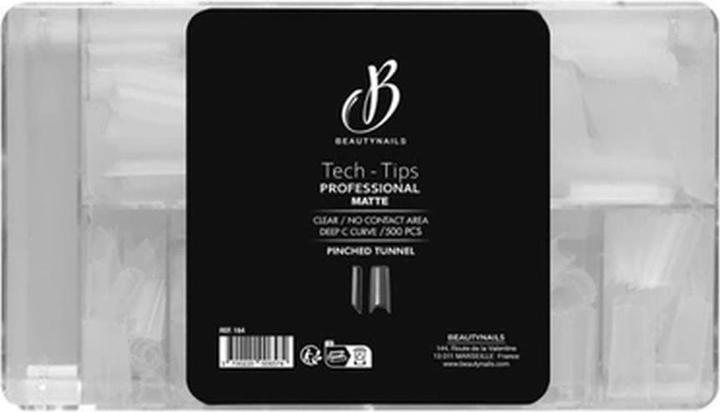 Actual product image Beautynails Tech-Tips Tunnel Matte - 500 Pieces