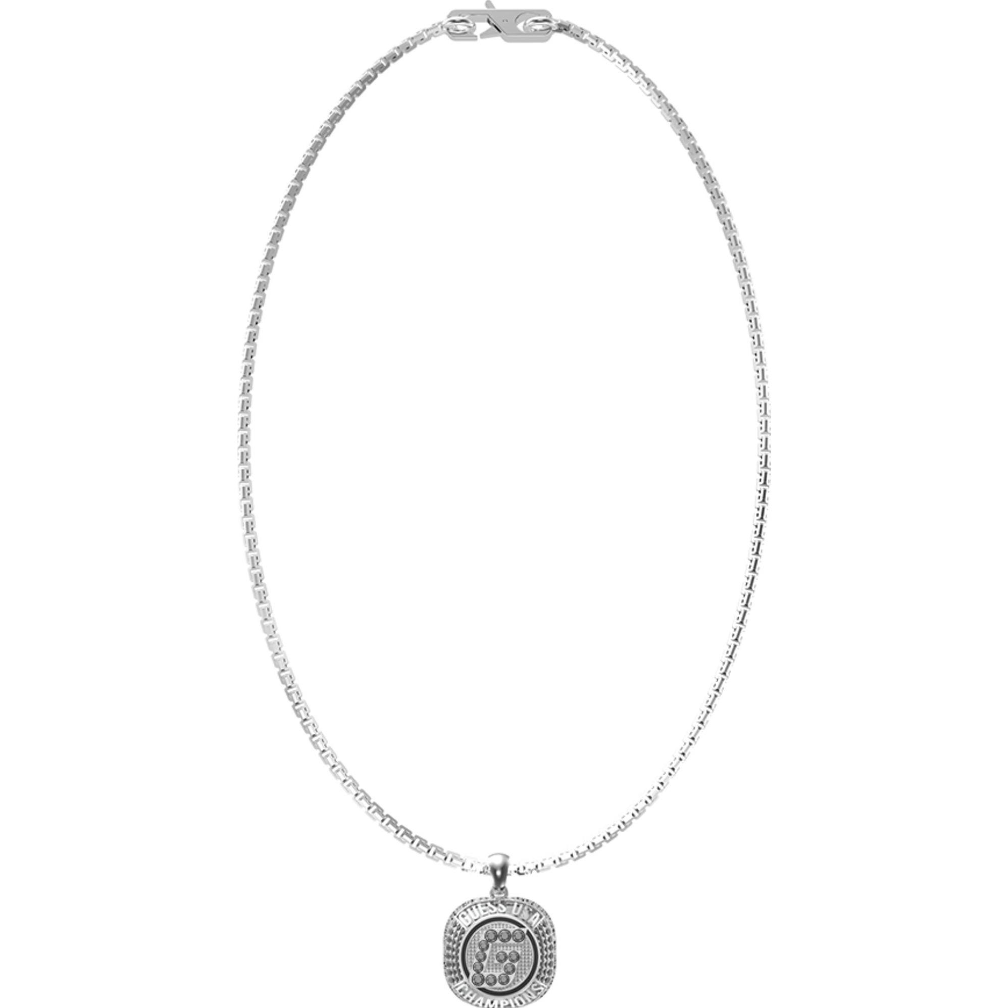 Guess, Halsschmuck, Kette, (Edelstahl, 53 cm)