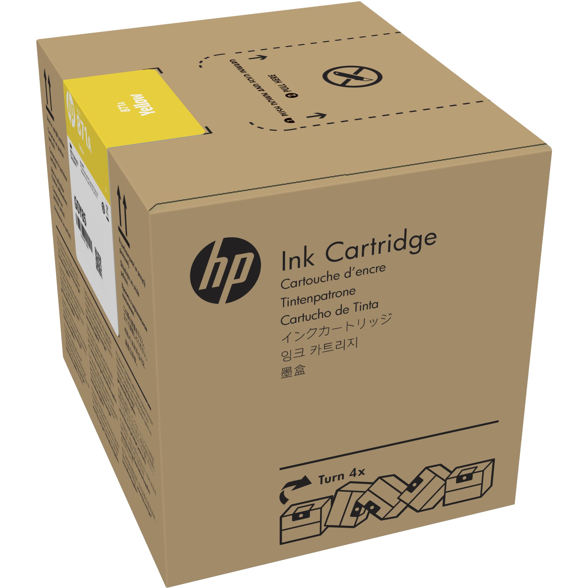 HP, Druckerpatrone, 871C - 3000 ml - Gelb - Original - Tintenpatrone (Y)