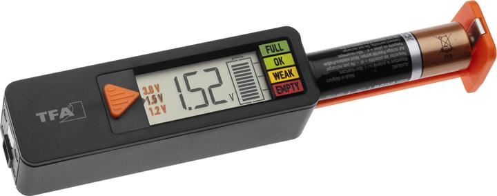 Actual product image TFA 98.1126.01 BatteryCheck