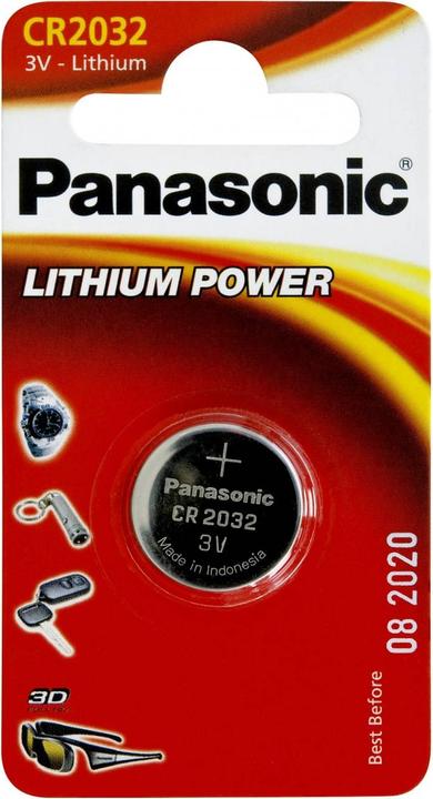 Produktbild Panasonic Lithium Power (1 Stk., CR2032, 220 mAh)