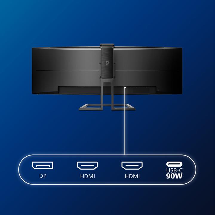 Actual product image Philips 32:9 SuperWide curved LCD display 499P9H/27 (5120 x 1440 pixels, 48.80")