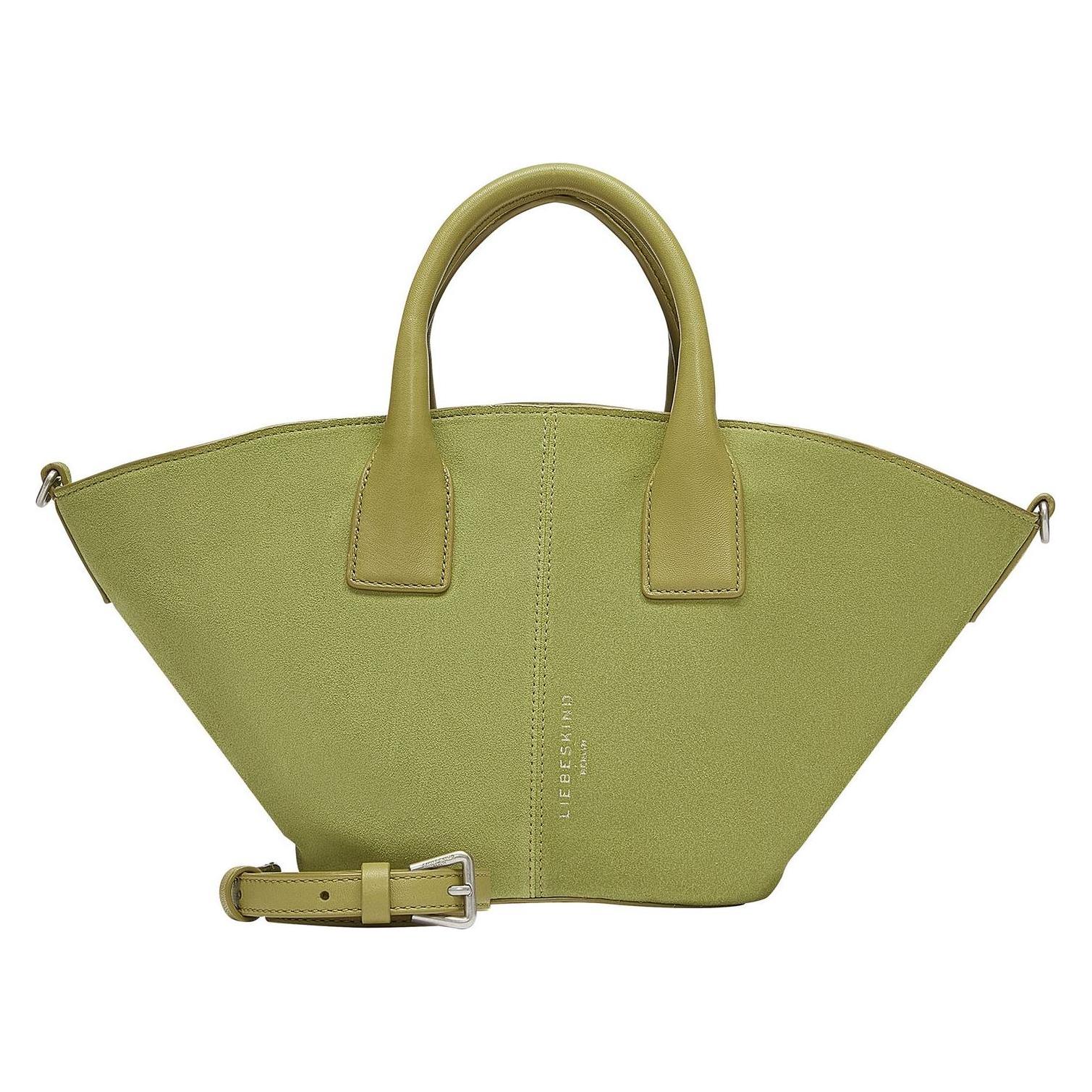 Liebeskind Berlin, Damen, Handtasche, Handtasche Mica Suede Shopper S, Grün
