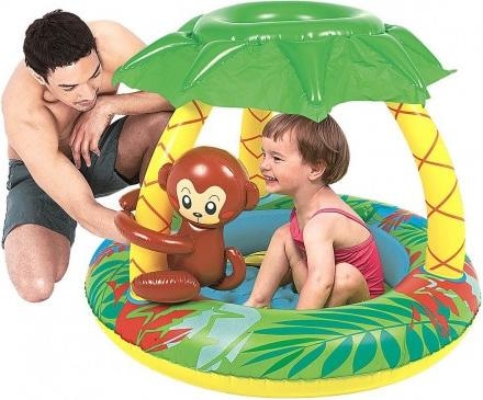 Productafbeelding Jilong Aap Babybad 102x102cm (⌀102cm)