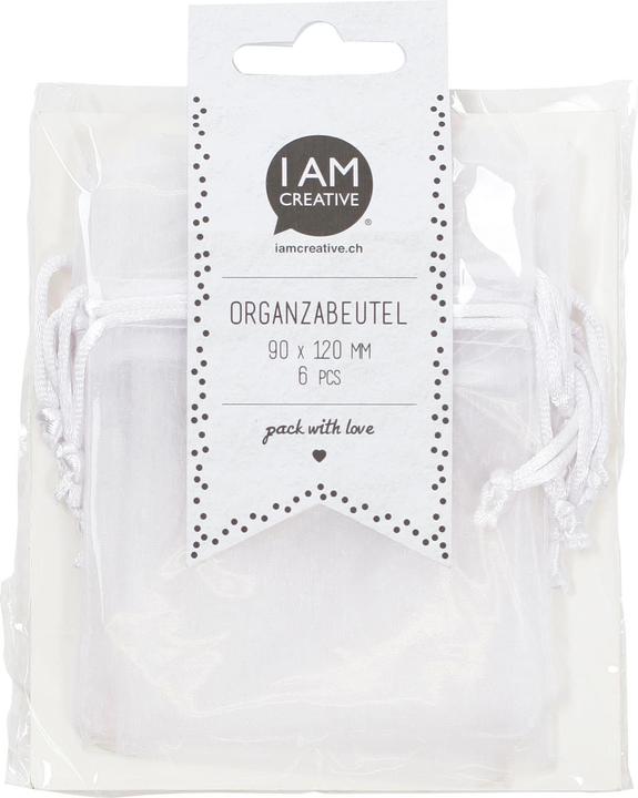 Immagine prodotto I Am Creative Borsa in organza (Borsa in organza, 6 x)