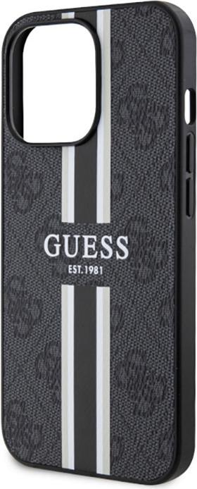 Produktbild Guess GUHMP13XP4RPSK iPhone 13 Pro Max 6,7" czarny/black hardcase 4G Printed Stripes MagSafe (Apple iPhone 13 Pro Max)