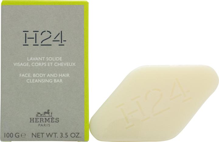 Actual product image Hermès HERMES H24 Face and Body Solid Cleanser 3.4 Ounce (Facial soap)