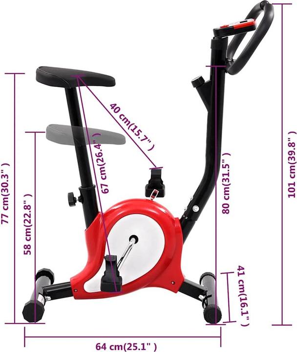 Actual product image vidaXL Heimtrainer