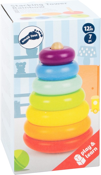Productafbeelding small foot Stapeltoren Regenboog