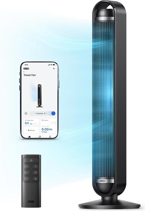 Produktbild Dreo - Tower Fan WiFi, 9 Speeds, 4 Modes, 106cm - Smart (48 dB)