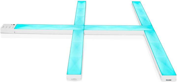 Image du produit Nedis SmartLife LED décoratives | Barre murale | Wi-Fi | RGBIC / Blanc chaud | Android™ / IOS (Blanc chaud, 14.40 cm, Intérieur)