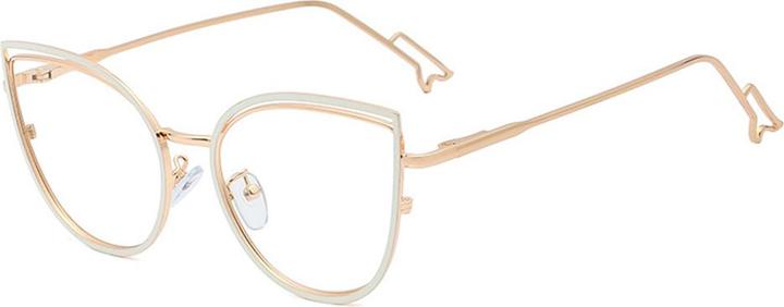 Immagine prodotto Techsuit - Anti-Blue Light Glasses Reflex Metal (F95597-C6) - Butterfly - White
