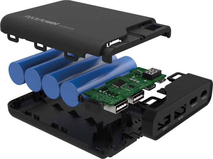 Actual product image RealPower PB-10000C (10000 mAh, 36 Wh)